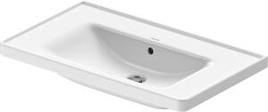 Duravit D-Neo lavabo, 800x480mm, sans trou pour robinet, avec trop-plein, blanc brillant, 2367800060, 2367800060