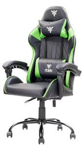 Sedia da gaming ergonomica, regolabile in altezza, girevole a 360°, con capacità di carico fino a 140 kg