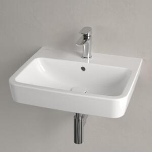 V&B O.NOVO 55x46cm lavabo da incasso/da appoggio, angolare, m HL, con sfioratore, bianco