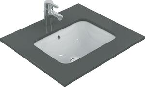 Mobile lavabo sospeso Ideal Standard Connect, 42 cm, senza foro per rubinetto, con troppofilo