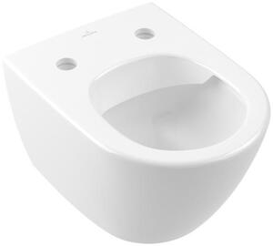 Villeroy & Boch Subway 2.0 WC à réservoir profond, Compact sans bord, ovale, suspendu, 355x480x360mm, 5606R001, 5606R001