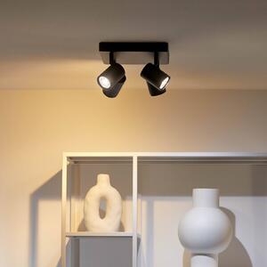 WiZ spot LED soffitto Imageo, 4 luci nero
