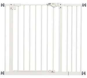 PawHut Cancellino per cani regolabile con chiusura automatica, 74-100x77 cm, nero | Aosom Italy