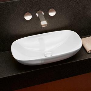 Villeroy & Boch Loop&Friends - Lavabo da appoggio, 620x420 mm, senza sfioratore, CeramicPlus, Pietra bianca 4A5001RW