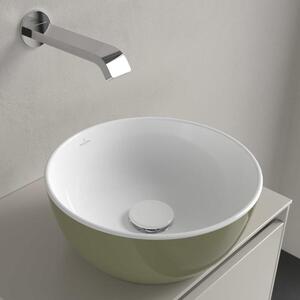 Lavabo da appoggio V&B Artis, 32,5 cm, rotondo, senza rubinetto a colonna, senza lavabo, colore Sage