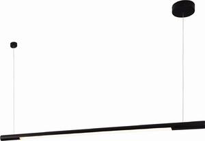 Lampadario a LED ORGANIC nero 26 W, bianco caldo 2210 lm, metallo, dimensioni: 140 x 150 x 2 cm, IP20, Maxlight