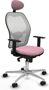 Sedia da ufficio con poggiatesta Jorquera Piqueras y Crespo 1D086N1 Rosa