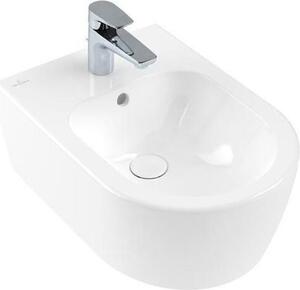 Villeroy & Boch Avento Bidet, 1 trou pour robinet, avec trop-plein, 370x530mm, 54050001, 54050001