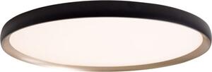 Plafoniera LED rotonda VIK nero-oro 45W, bianco caldo, 3690 lm, metallo, dimensioni: 5x48x48 cm, IP20, Maxlight