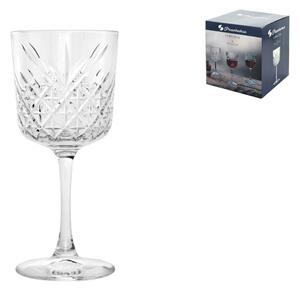 Set 4 calici vino Timeless in vetro cl 33