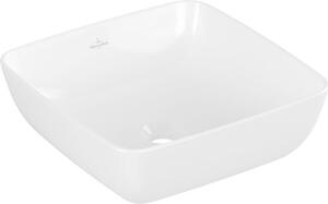 Villeroy & Boch Artis, lavabo à poser, carré, sans trop-plein, 410x410mm, 417841RW, 417841RW