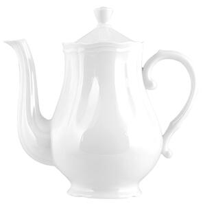 Caffettiera Alba in porcellana bianca Lt 1,2
