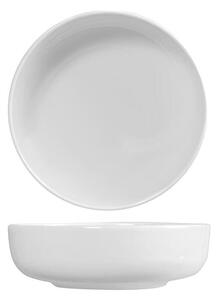 Set 6 coppette Pearl in porcellana bianca cm 15