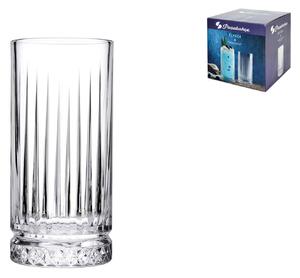 Confezione 4 bicchieri long drink Elysia in vetro cl 44,5