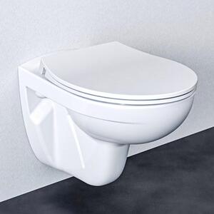 Ideal STANDARD WC a scarico profondo senza bordo di risciacquo Eurovit bianco K881001