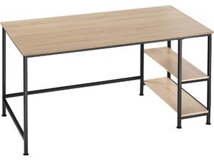 Tectake scrivania da computer cantone 120 x 60 x 75,5 cm