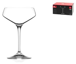 Confezione 6 calici champagne Aria in vetro sonoro cl 33