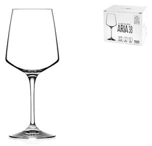 Confezione 6 calici vino Aria in vetro sonoro cl 38