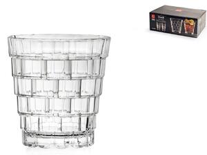 Confezione 6 bicchieri dof impilabili Stack in vetro eco-cristal cl 32