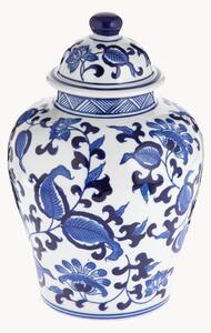 Vaso con coperchio in porcellana Annabelle, alt. 26 cm