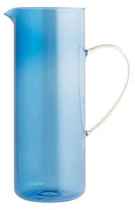 Brocca Daylight in vetro borosilicato azzurro lt 1,25