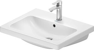 Duravit D-Code lavabo, avec trou pour robinetterie, avec trop-plein, 600x480x165mm, blanc brillant, 2399600000, 2399600000