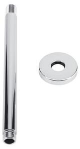Braccio doccia da 10 pollici - Supporto regolabile - Acciaio inossidabile - Montaggio a parete - Installazione semplice - Flusso d'acqua affidabile - Miscelatore per doccia