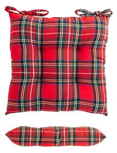 Cuscino trapuntato Scottish in 50% cotone riciclato e 50% poliestere cm 40x40