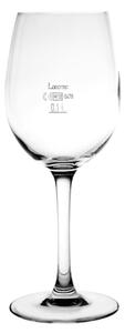 Confezione 6 calici tulipe Cabernet in vetro con rigo cl 35