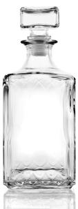 Decanter Excalibur in vetro decorato con tappo Lt 1