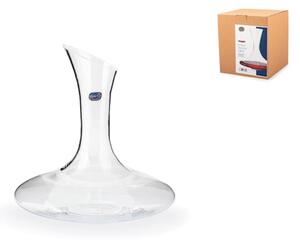 Decanter vetro bohemia con taglio diagonale Lt 1,25