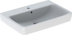 Geberit Waschtisch Renova Plan mit Hahnloch, mit ÜL 750x480mm weiß