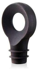 Set 2 tappi bottiglia Vacu Vin in silicone marrone