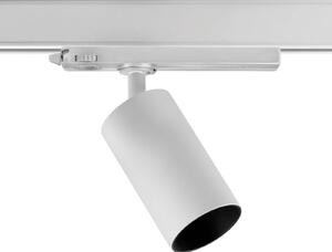Ivela Microperfetto LKM faretto trifase 940 bianco, Bianco / Opale, Corridoio, Alluminio, Moderno