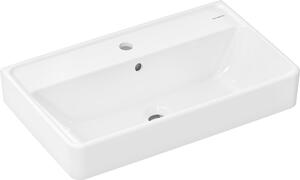 Hansgrohe Xanuia Q lavabo compact, avec trou pour robinet, avec trop-plein, 650x390mm, blanc, 60617450, 60617450