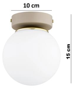 Brilagi - Faretto MILO ECRU 1xE27/60W/230V beige/oro