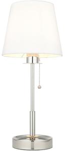 Endon 99596 - Lampada da tavolo 1xE27/10W/230V bianca/cromo lucido