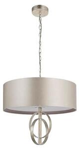 Endon 95216 - Lampadario a catena 3xE27/10W/230V diam. 60 cm grigio