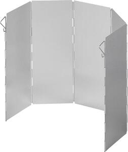 Paravento cottura pieghevole in alluminio 5 pezzi 49 x 26 cm