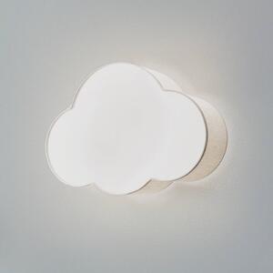 Applique Cloud, beige, larghezza 43 cm, tessuto, nuvola, E27 Cloud TK Lighting, dimmerabile, Crema / Ambra, Cameretta, Tessuto / Stoffa / Seta, Giovanile, Applique