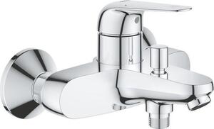 Rubinetteria per vasca da bagno, GROHE Swift, miscelatore monocomando, cromato, montaggio a parete, tecnologia GROHE LongLife
