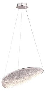 Lampada a sospensione LED EMPIRE cromata 17 W, luce calda 789 lm, acrilico, dimensioni: 220 x 47 x 33 cm, IP20, Maxlight