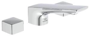 Ideal Standard Rubinetto Conca - Miscelatore per lavabo, installazione a 3 fori, con bocca di erogazione, cromo BC759AA