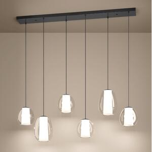 Eglo 390459 - Lampadario LED dimmerabile MENORCA 2xLED/7W/230V + 4xLED/5,5W+6xLED/1,6W cromato