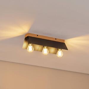 Plafoniera soffitto Esme Lamkur, dimmerabile, Nero, Soggiorno / Sala da pranzo, Metallo, Moderno, Plafoniera