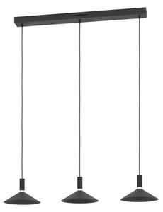 Eglo 902184 - Lampada a sospensione su cavo LED RGBW dimmerabile CONOMAVILLA-Z 3xLED/7,5W/230V nero
