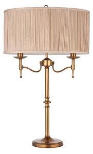 Endon 63648 - Lampada da tavolo STANFORD 2xE14/40W/230V ottone/beige