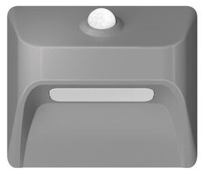 Immax 08309L - Lampada LED ricaricabile per gradini con sensore STEP LIGHT 0,3W/3,7V 2200 mAh IP53 grigio