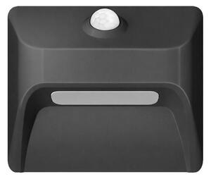 Immax 08307L - Lampada LED per gradini ricaricabile con sensore STEP LIGHT 0,3W/3,7V 2200 mAh IP53 nera