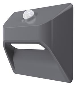 Immax 08309L - Lampada LED ricaricabile per gradini con sensore STEP LIGHT 0,3W/3,7V 2200 mAh IP53 grigio